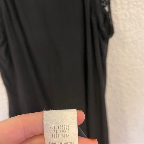 Joie Silk V-neck Spaghetti Strap Slip Dress - Picture 5 of 11